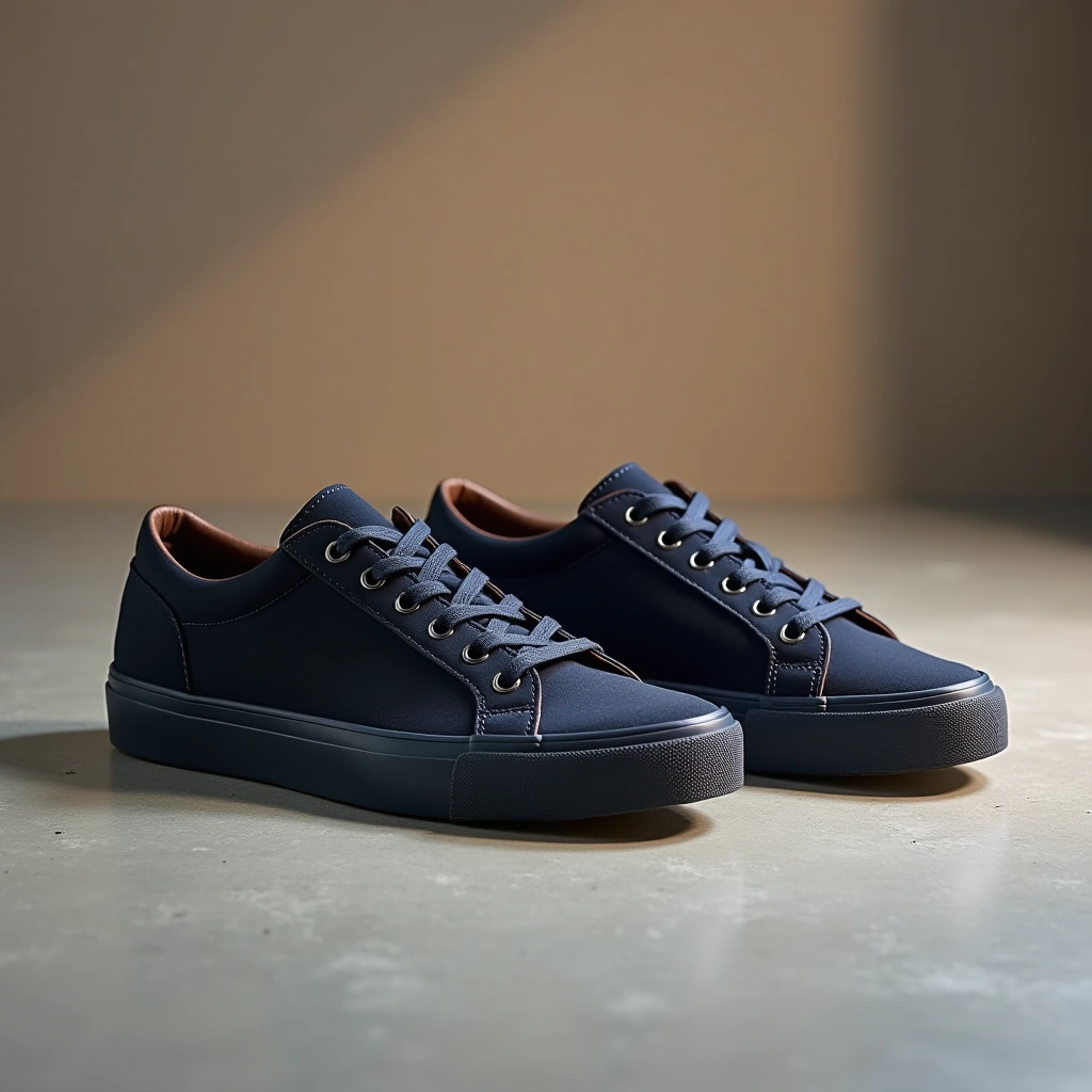Chaussures Signature Cuir Grainé— 41