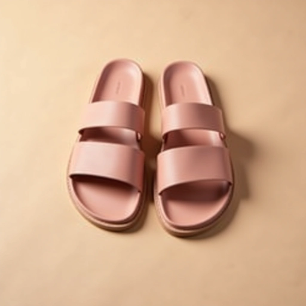 Sandales Big Buckle Cuir naturel verni- High-Shine Rose Dusk— 38