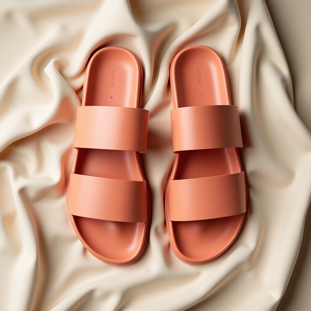 Sandales PRO Cuir naturel enduit- Coral Shell— 43