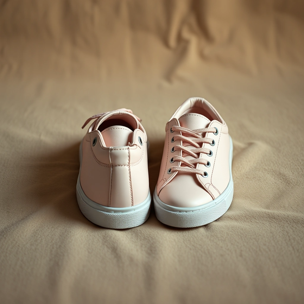 Sneakers Signature Rose Daim— 43